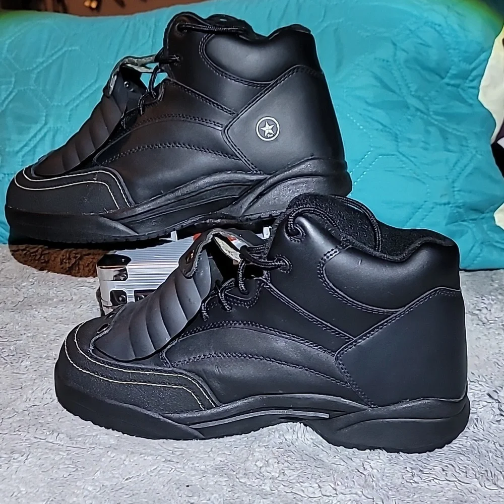 Converse Men's Steel Toe HiTop External Met-Guard Work‎ Shoes Boots Size 12 M
